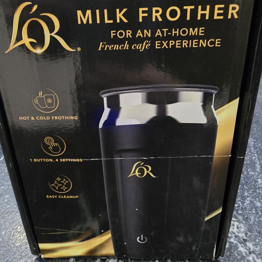 L'or French Milk Frother for froth, cappuccino, sweet cream foam, coffee…
